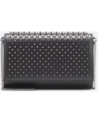 Christian Louboutin - Paloma Embellished Leather Clutch - Lyst