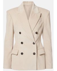 Brunello Cucinelli - Cotton Corduroy Blazer - Lyst