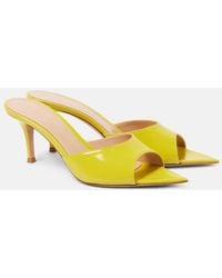 Gianvito Rossi - Pat 70 Leather Mules - Lyst