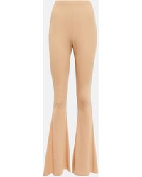 Magda Butrym - High-rise Jersey Flared Pants - Lyst