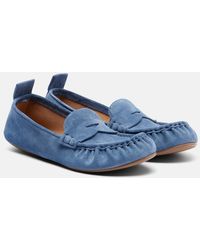 Acne Studios - Suede Loafers - Lyst