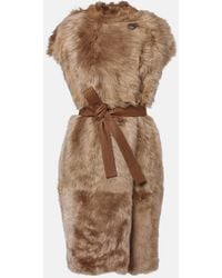 Yves Salomon - Reversible Shearling Coat - Lyst