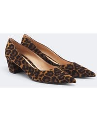 Gianvito Rossi - Aylin Leopard-Print Suede Pumps - Lyst