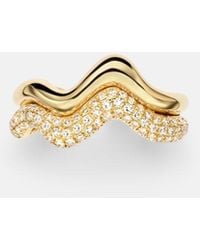 SHAY - 18Kt Ear Cuff With Diamonds - Lyst