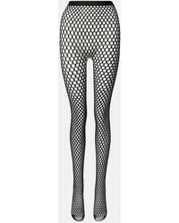 Wardrobe NYC - X Rhw Web Wool-Blend Tights - Lyst