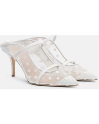 Malone Souliers - Mules Maureen 70 Aus Leder Und Mesh - Lyst