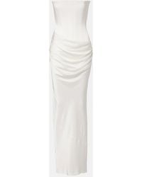 Alex Perry - Bridal Robe Aus Satin - Lyst