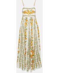FARM Rio - Off- Tropical Lightness Sleeveless Maxi Dress, Tropical Lightness Off - Lyst