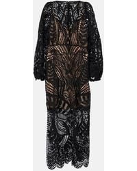 FARM Rio - Nature Guipure Lace Maxi Dress - Lyst