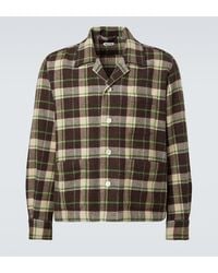 Bode - Woodcrest Plaid Wool Flannel Overshirt - Lyst