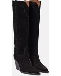 Paris Texas - El Dorado Suede Cowboy Boots - Lyst