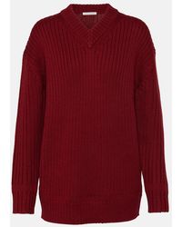 Emilia Wickstead - Ribbed-Knit Wool Sweater - Lyst