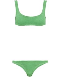 Reina Olga Ginny Scrunch Bikini - Green