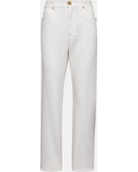 Balmain - High-Rise Straight Jeans - Lyst