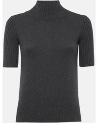 KHAITE - Cecil High-Neck Cashmere Top - Lyst
