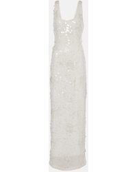Jonathan Simkhai - Abito Lungo Bex Con Paillettes - Lyst