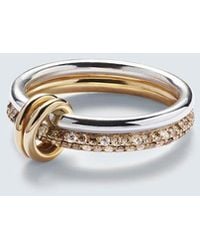 Spinelli Kilcollin - Virgo Petite Sterling And 18Kt Ring With Diamonds - Lyst