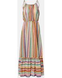 Missoni - Zigzag Cotton And Silk Maxi Dress - Lyst