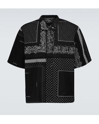 Givenchy Camicia in cotone con stampa - Nero