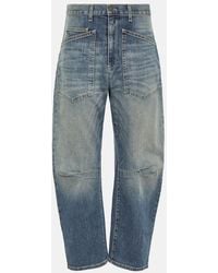 Nili Lotan - Shon High-Rise Wide-Leg Jeans - Lyst