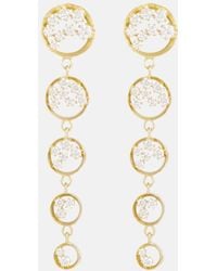 Jade Trau - Margot 18kt Gold Drop Earrings With Diamonds - Lyst