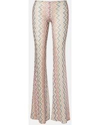 Missoni - Zig Zag Flared Pants - Lyst