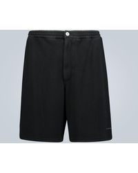 Marni Knielange Shorts aus Baumwolle - Schwarz