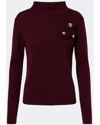 Jardin Des Orangers - Embellished Wool And Cashmere Sweater - Lyst