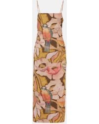 SIR. - Talulah Floral Linen Maxi Dress - Lyst