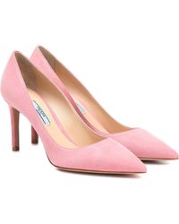 Prada Salones de gamuza - Rosa