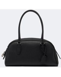The Row - India E/W Small Leather Bowling Bag - Lyst