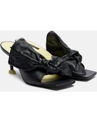 Givenchy - Boudoir Bow Leather Mules - Lyst