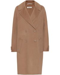 Max Mara Maga Wool Coat - Natural