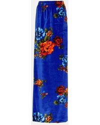 Vetements - Falda larga floral de tiro alto - Lyst