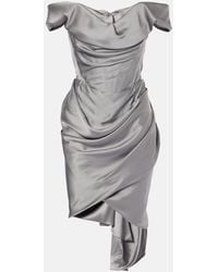 Vivienne Westwood - Bridal Minikleid Nova Cora Aus Satin - Lyst