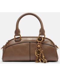 Chloé - Bowling Small Leather Tote Bag - Lyst