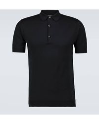 John Smedley - Adrian Sea Island Cotton Polo Shirt - Lyst
