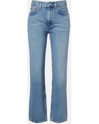 Agolde - Valen High-Rise Straight Jeans - Lyst