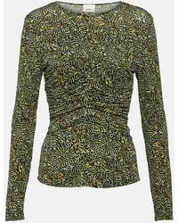 Isabel Marant - Jalilagb Draped Jersey Top - Lyst