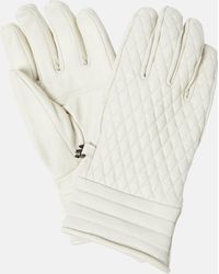 Fusalp - Athena Quilted Leather Ski Gloves - Lyst