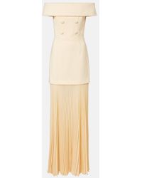 Rebecca Vallance - Rowan Pleated Maxi Dress - Lyst
