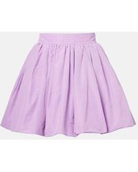 Patou - Gathered Miniskirt - Lyst