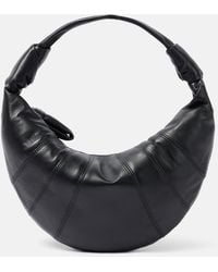 Lemaire - Fortune Croissant Mini Leather Shoulder Bag - Lyst