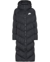 long black nike coat