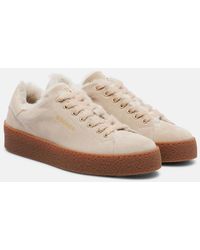 Bogner - Lucerne Shearling-Lined Suede Sneakers - Lyst
