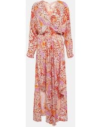 Poupette - Ilona Printed Maxi Dress - Lyst