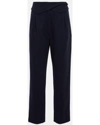 Blazé Milano - Basque High-Rise Virgin Wool Pants - Lyst
