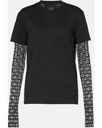 Givenchy - Camiseta De Algodon Con Logo - Lyst