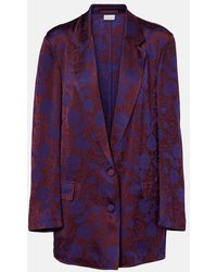 Dries Van Noten - Floral Jacquard Blazer - Lyst