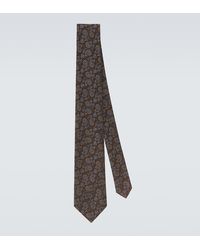 Charvet - Silk Paisley Jacquard Tie - Lyst